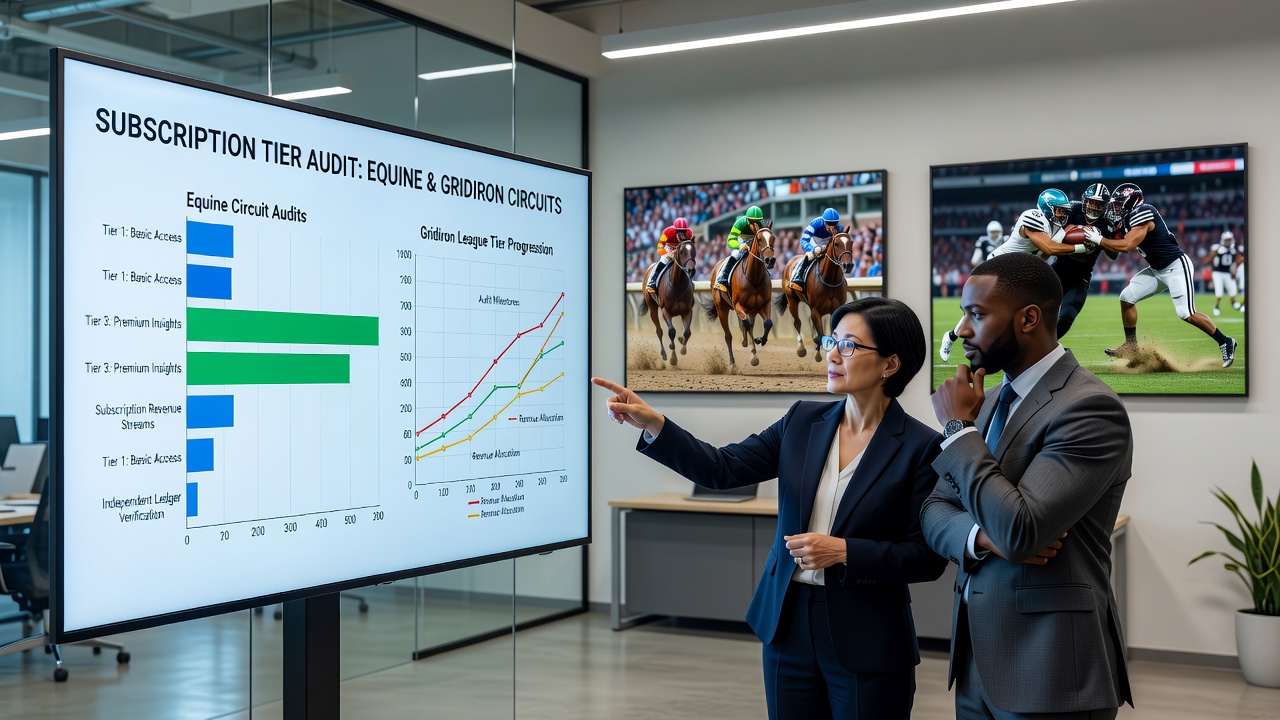 Detailed ledger review comparing subscription performance across horse racing, football, and tennis events