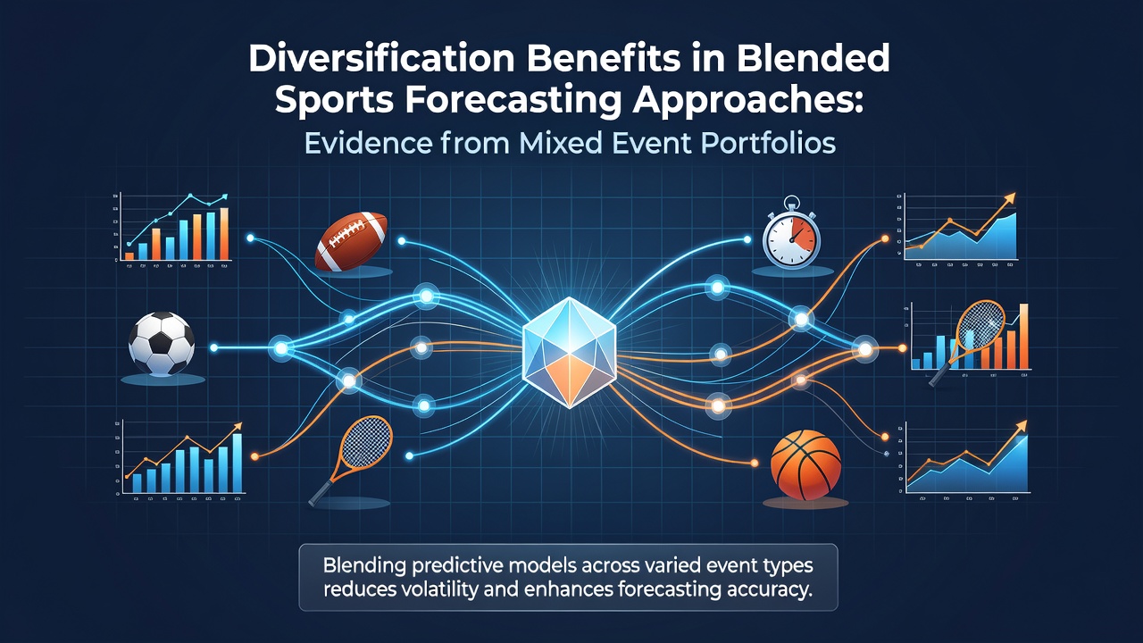 Diversification benefits illustrated through mixed sports event portfolios showing soccer, tennis and horse racing data integration