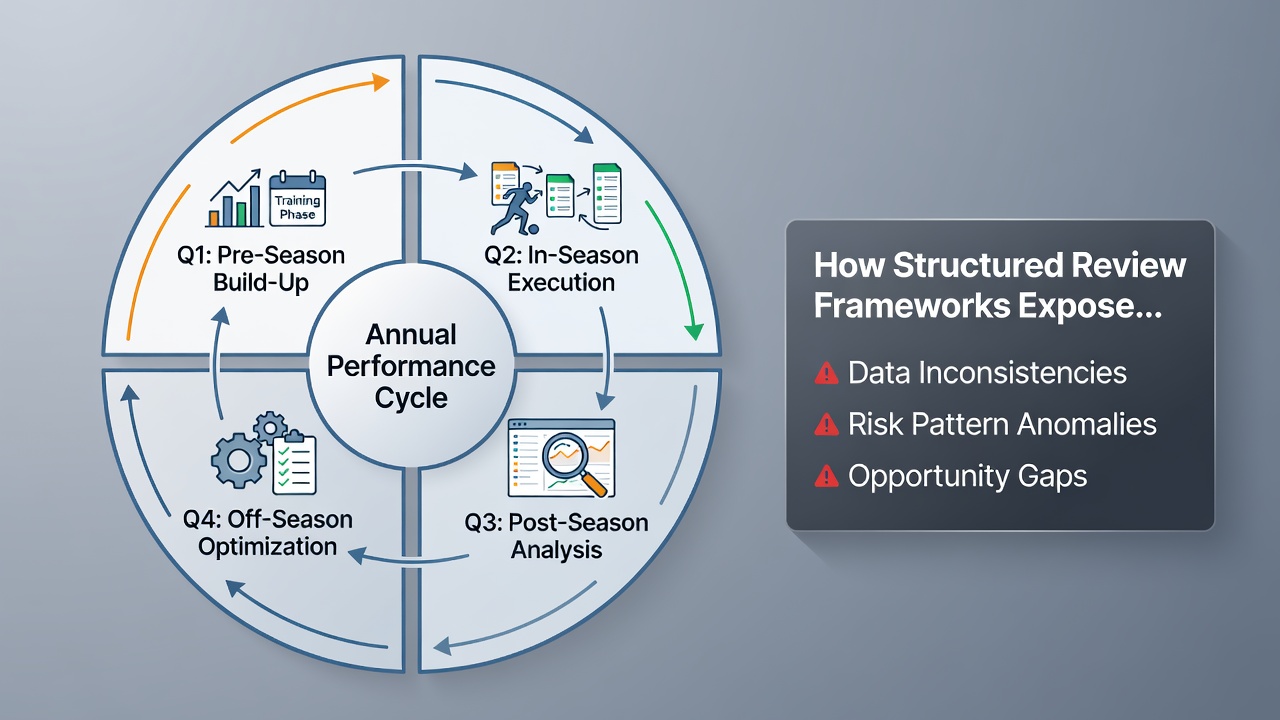 Comparative bar graphs illustrating yield variations between individual sports events and multi-sport outcome clusters over seasonal periods